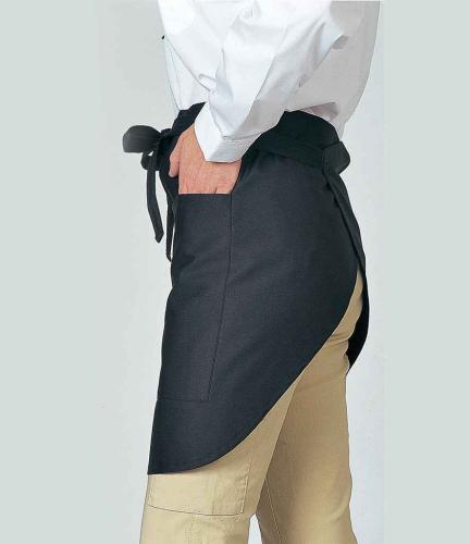 Dennys Wrap Over Waist Apron - BLK - ONE
